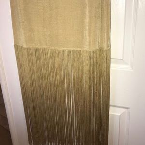 Gold Fringe Dress